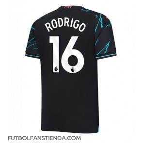 Manchester City Rodri Hernandez #16 Tercera Equipación 2023-24 Manga Corta